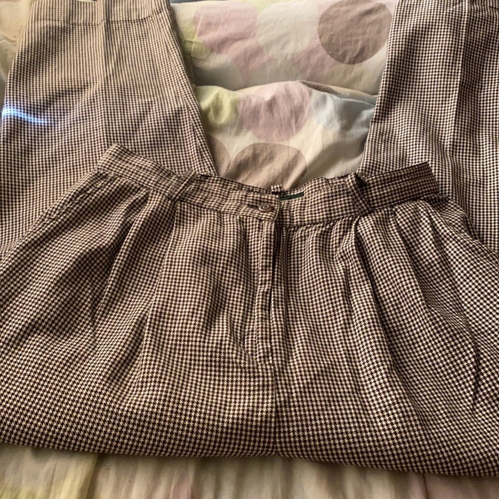 Hunter Club Size 14P Houndstooth Black and White Pants!!! - Picture 5 of 5